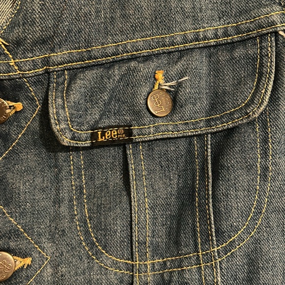 Vintage 1970s Lee Denim Vest - Picture 2 of 7
